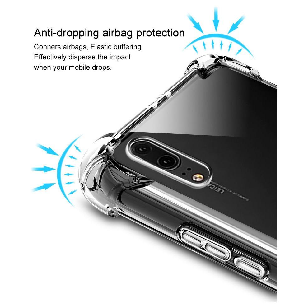 IMAK Full Cover Shockproof Soft TPU Case for Huawei P20 Pro (Transparent)
