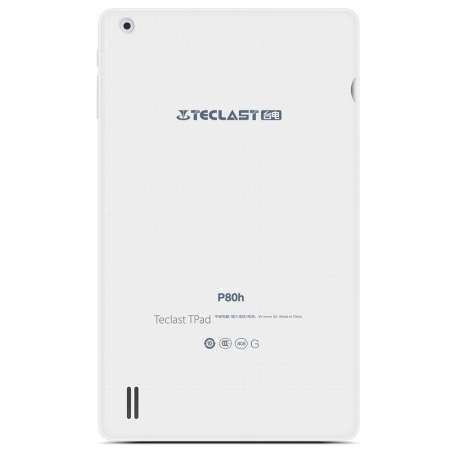 Teclast P80h 8 inch Android 7.0 Tablet PC MTK8163 64bit Quad Core 1.3GHz WXGA IPS Screen 1GB RAM 8GB ROM Dual WiFi GPS Bluetooth 4.0-ALL WHITE