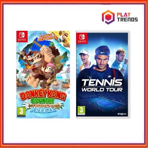 (Crazy Game Bundle) Nintendo Switch Donkey Kong Country: Tropical Freeze + Nintendo Switch Tennis World Tour