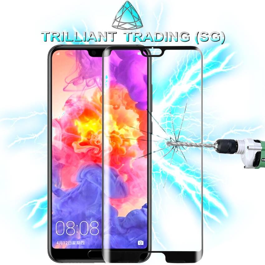 For Huawei P20 Pro 0.3mm 9H Surface Hardness 3D Full Screen Tempered Glass Film