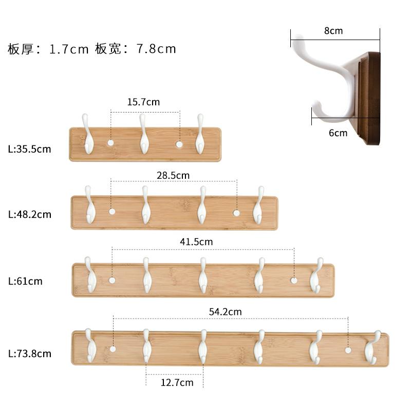 Giá Móc Áo Treo Tường Tường Móc Mũ Áo Đằng Sau Cánh Cửa Quần Áo Móc Giá Để Đồ Tường Sáng Tạo Phòng Cửa Trước Chìa Khóa Móc Treo Quần Áo