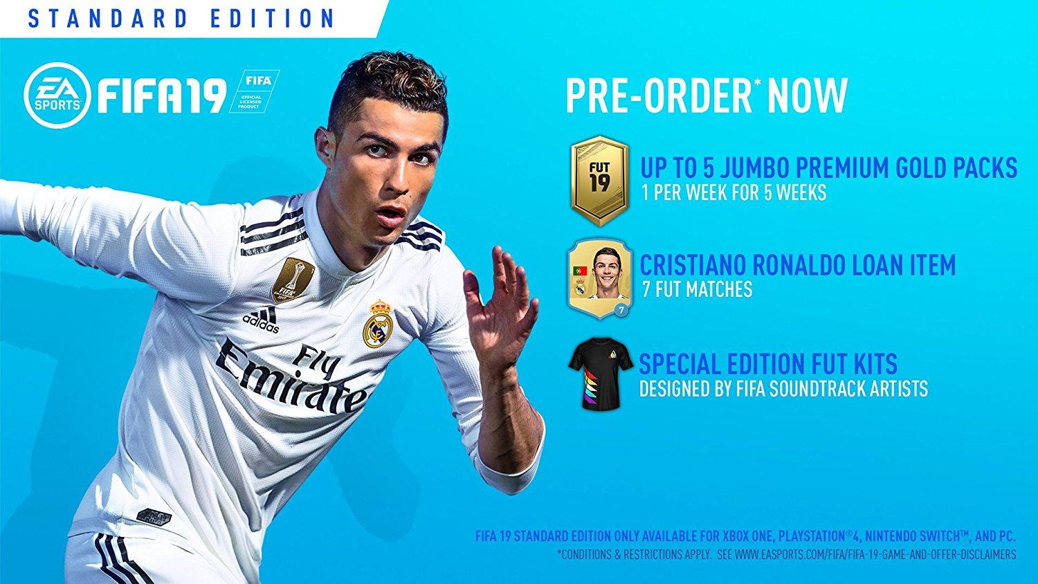 Pre-Order!!! PS4 FIFA 19 (ship earliest 28th Sept)