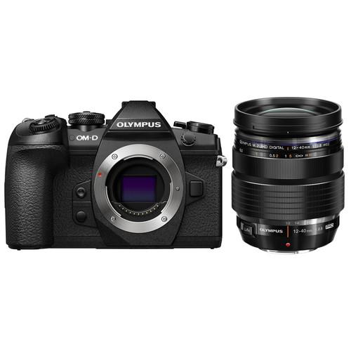 Olympus OM-D E-M1 Mark II Mirrorless Micro Four Thirds Camera with 12-40mm f/2.8 Lens Kit (Black) Warranty