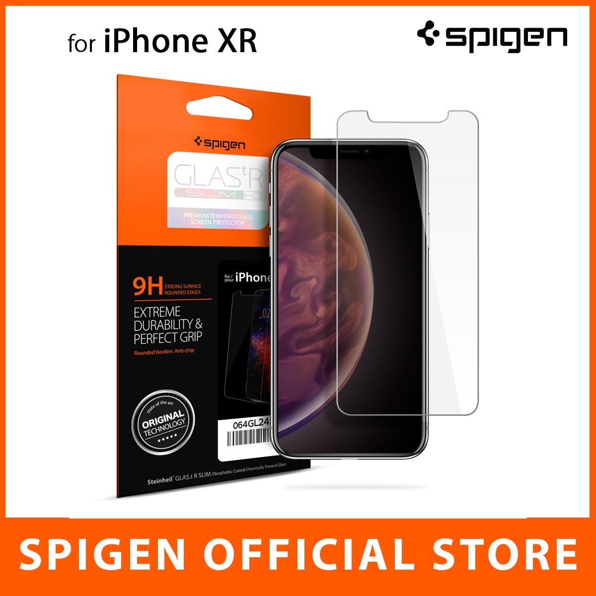 Spigen iPhone XR Screen Protector Glas.tR SLIM HD