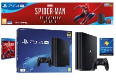 PS4 PRO 1TB Console (Black) + Spiderman (2018) with 2 yrs wty