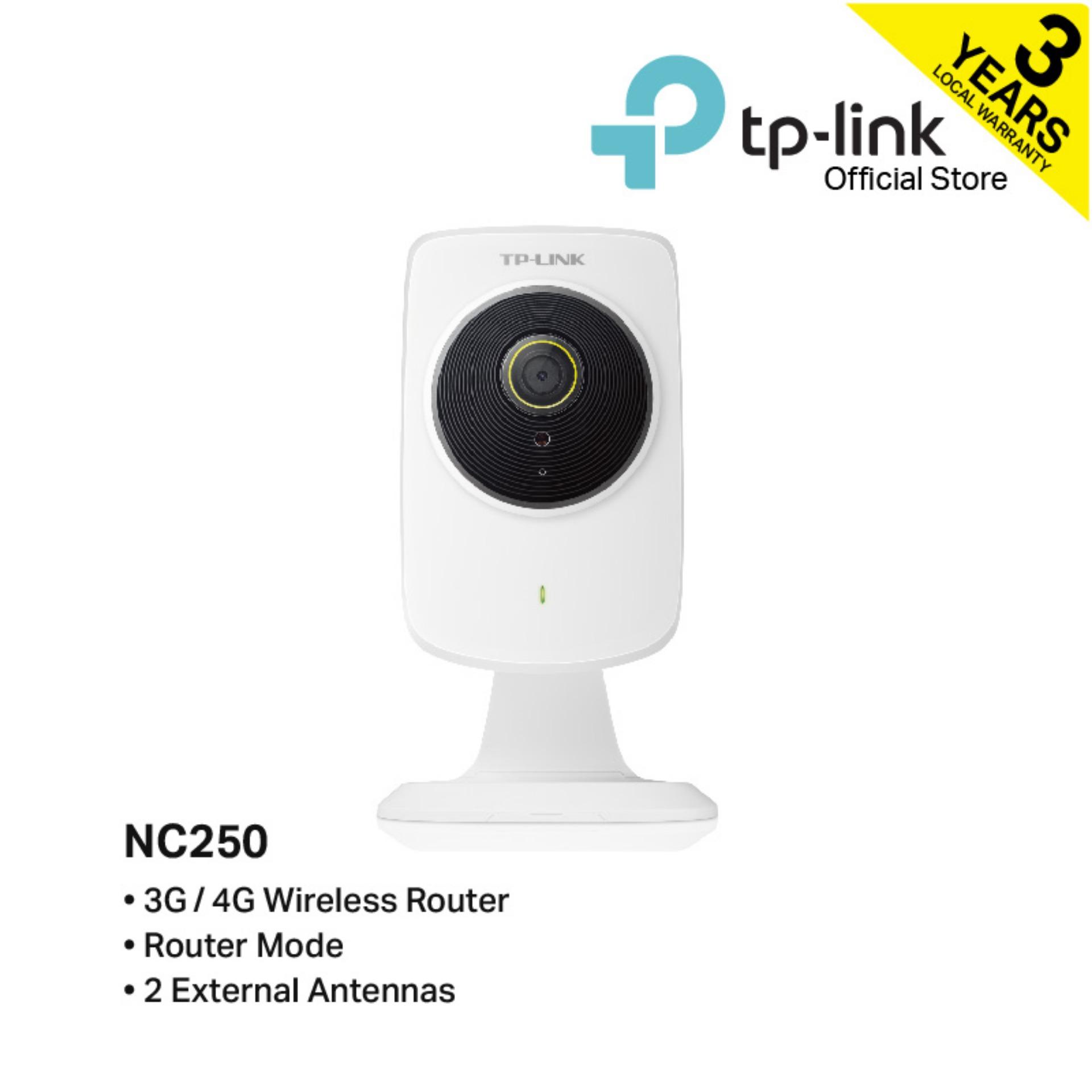 TP-LINK – NC250 HD Day/Night Cloud Camera & 300Mbps Wi-Fi Range Extender