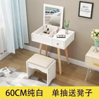 Local Seller 70cm Dressing Table Makeup Table With Fold Down