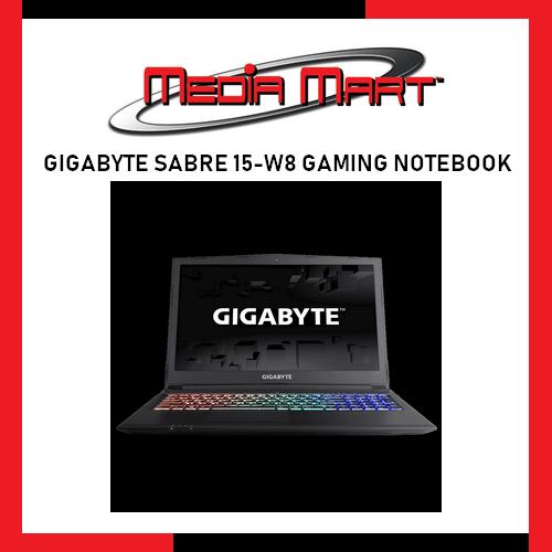 GIGABYTE Sabre 15-W8 Gaming Notebook