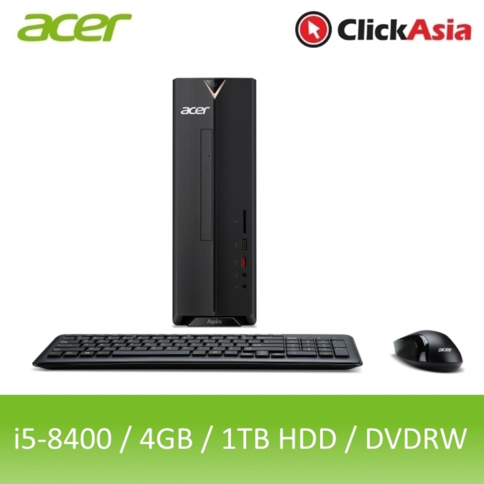 Acer Aspire XC-885 (i5840M41T) - i5-8400/4GB DDR4/1TB HDD/DVDRW/W10