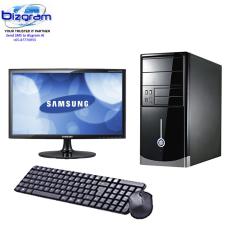 Bizgram Gigabyte PC, Intel i5-8600k 3.6G Box CPU, Z370-HD3 Intel Motherboard, 8GB DDR4,1TB HDD, Windows 10, GTX1050 2GB Nvidia Graphic card PCIE 16x, 24inch Monitor with 3 years warranty