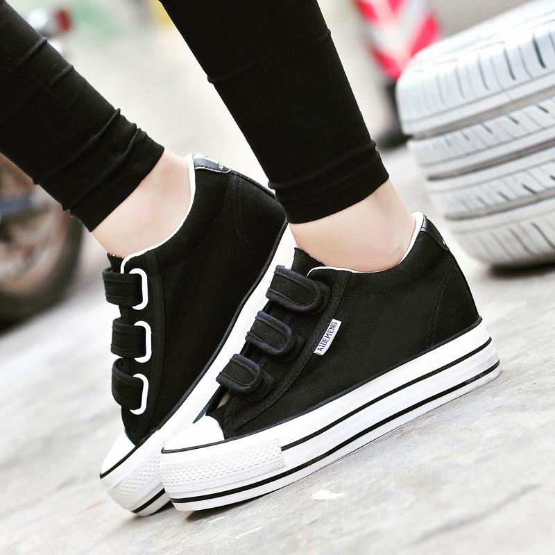 white canvas shoes with velcro