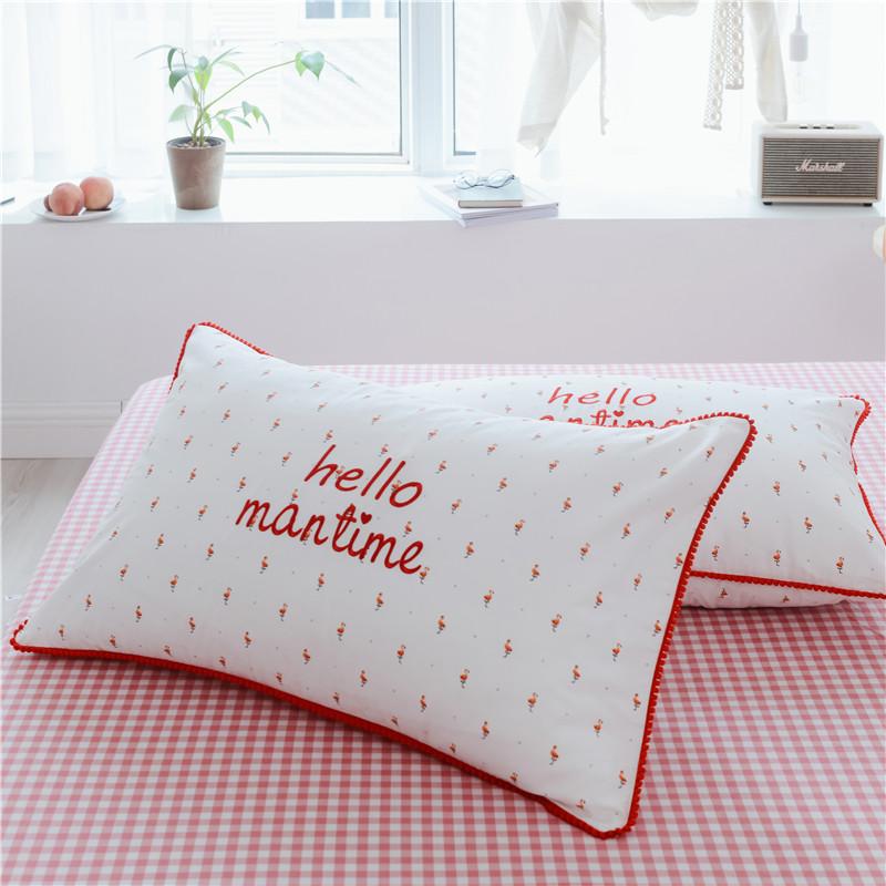 Trong Bắc Âu Công Chúa Nghề Thêu 100% Cotton Đơn Vỏ Gối Trái Tim Cô Gái 100% Cotton Đáng Yêu Bóng Diềm Hoa Gối Vỏ Bọc