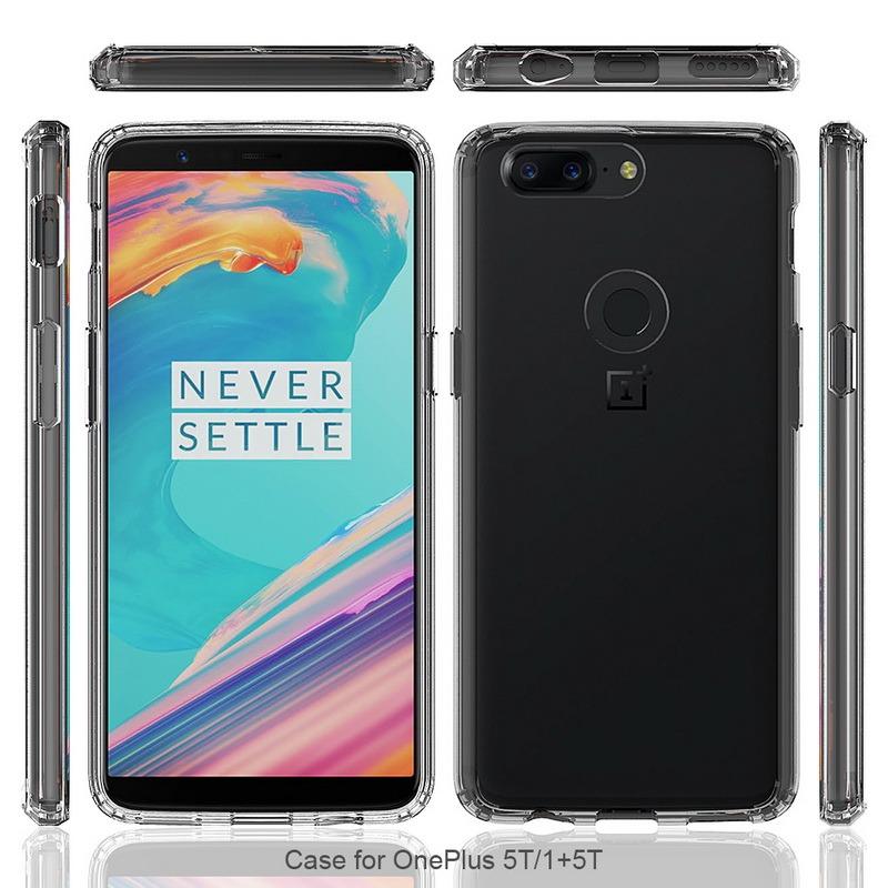 OnePlus 5T Ultra Clear Tough Hybrid Case