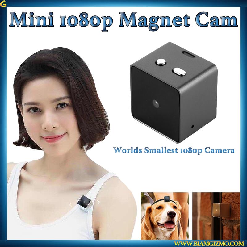 WORLD’s SMALLEST FULL HD 1080P Magnetic Mini Cube Action Camera