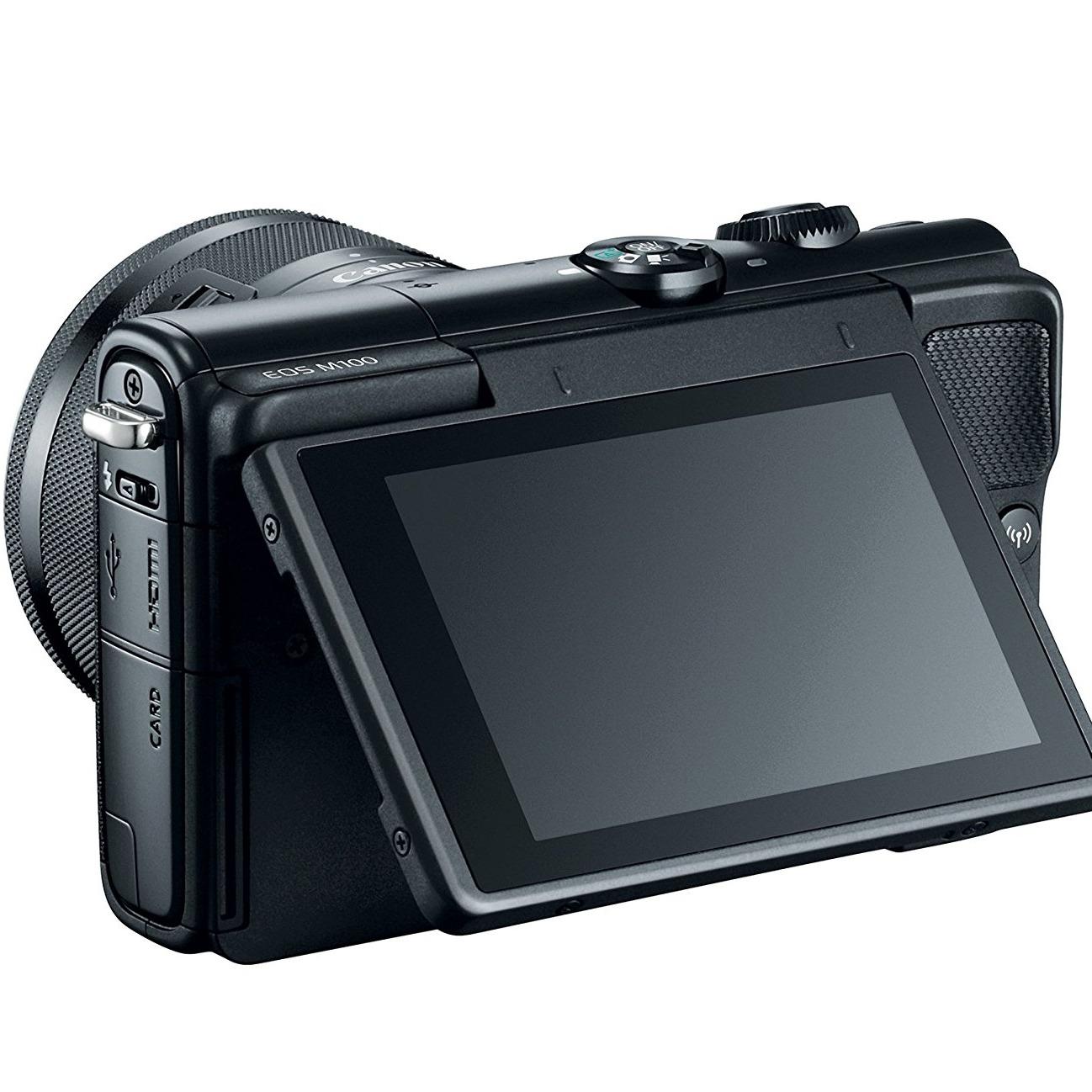 Canon EOS M100 Mirrorless Digital Camera with 15-45mm Lens