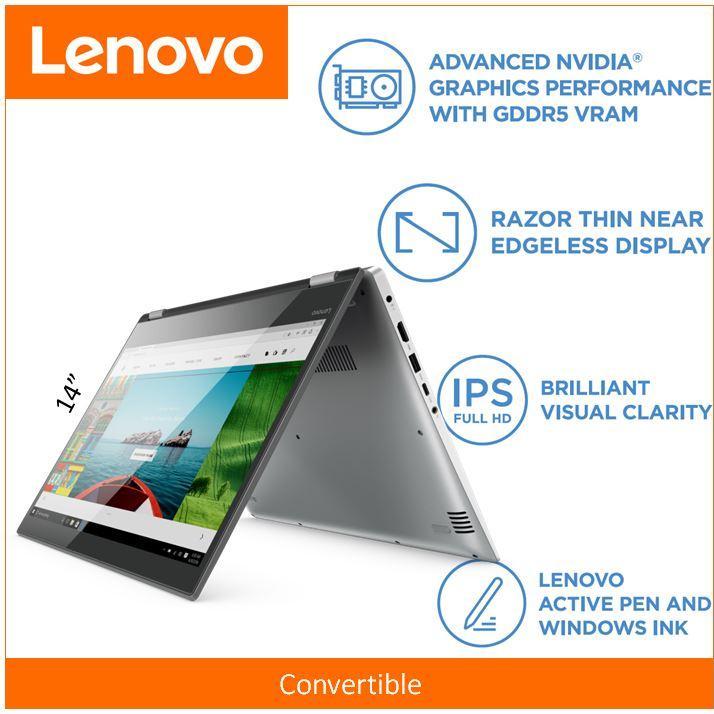 LenovoIdeaPad YOGA 52014.0 FHD i5-8250UGOLD 2 Year Local Warranty