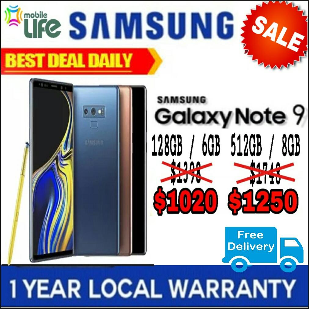 Samsung Galaxy Note 9 128 GB/512 GB omobilelife.com