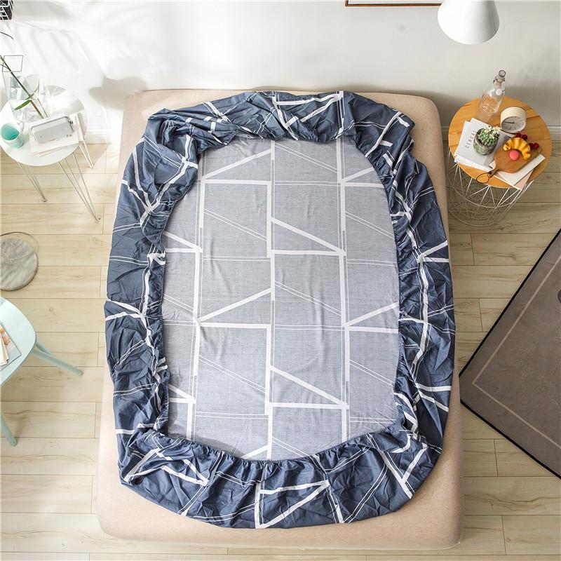 100% Cotton Ga Bọc Đệm 1.2/1.5/2.0m M Trên Giường Cung Cấp 100% Cotton Ga Giường Đơn Chiếc Duy Nhất Hai Người Vỏ Chăn