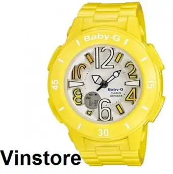 casio baby g yellow