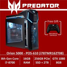 Predator Orion 5000 PO5-610 (i787MR162T08) Gaming Desktop – Free Xbox Wireless Controller