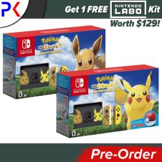 [Pre-Order] Nintendo Switch Console Pokemon Lets Go Edition [ASIA] + Free Labo Kit (Ships earliest 16 November)