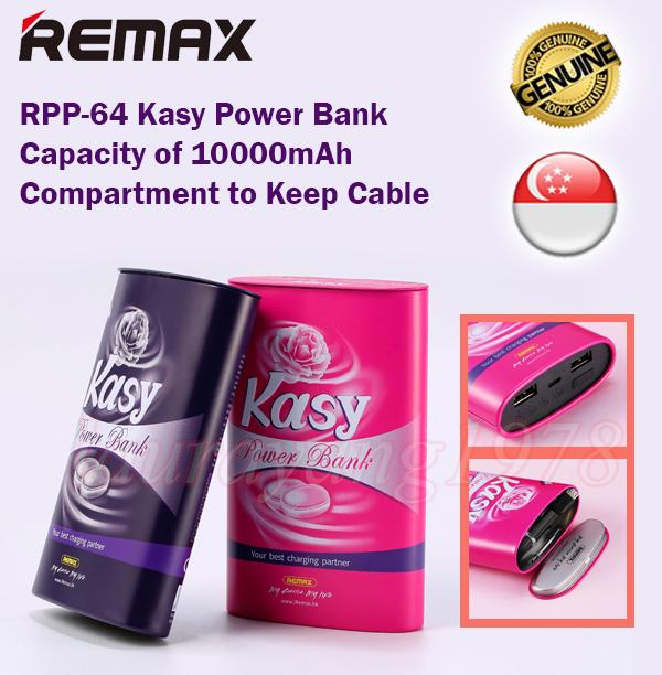 Remax RPP-64 Kasy Power Bank 10000mAh Powerbank Portable Charger Charging Charge