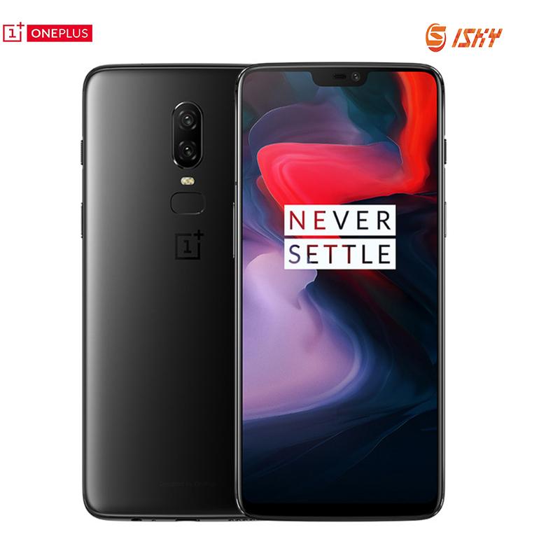 Oneplus 6 8GB RAM 128GB ROM Snapdragon 845 Dual Cameras Smartphone Global System Oxygen OS Midnight (Export)