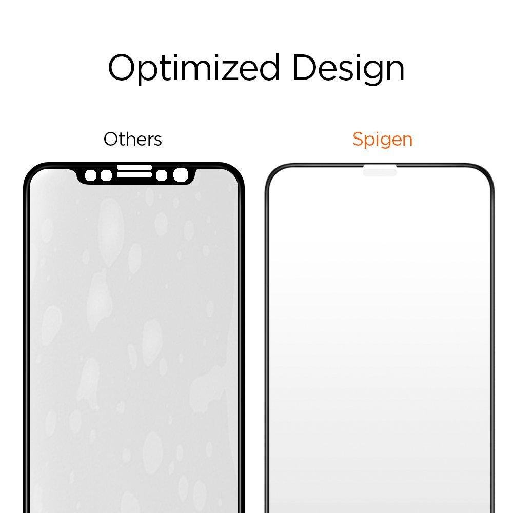 Spigen iPhone XS Max / XR / XS / X Tempered Glass Screen Protector Full Coverage