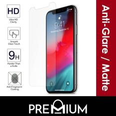 Tempered Glass Screen Protector For iPhone Xs Max XR Xs X 8 7 6 S 6S Plus – Matte ( Non full cover / coverage )