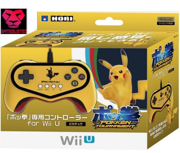 HORI NSW/WIIU POKKEN TOURNAMENT PIKACHU CONTROLLER (WIU-101)