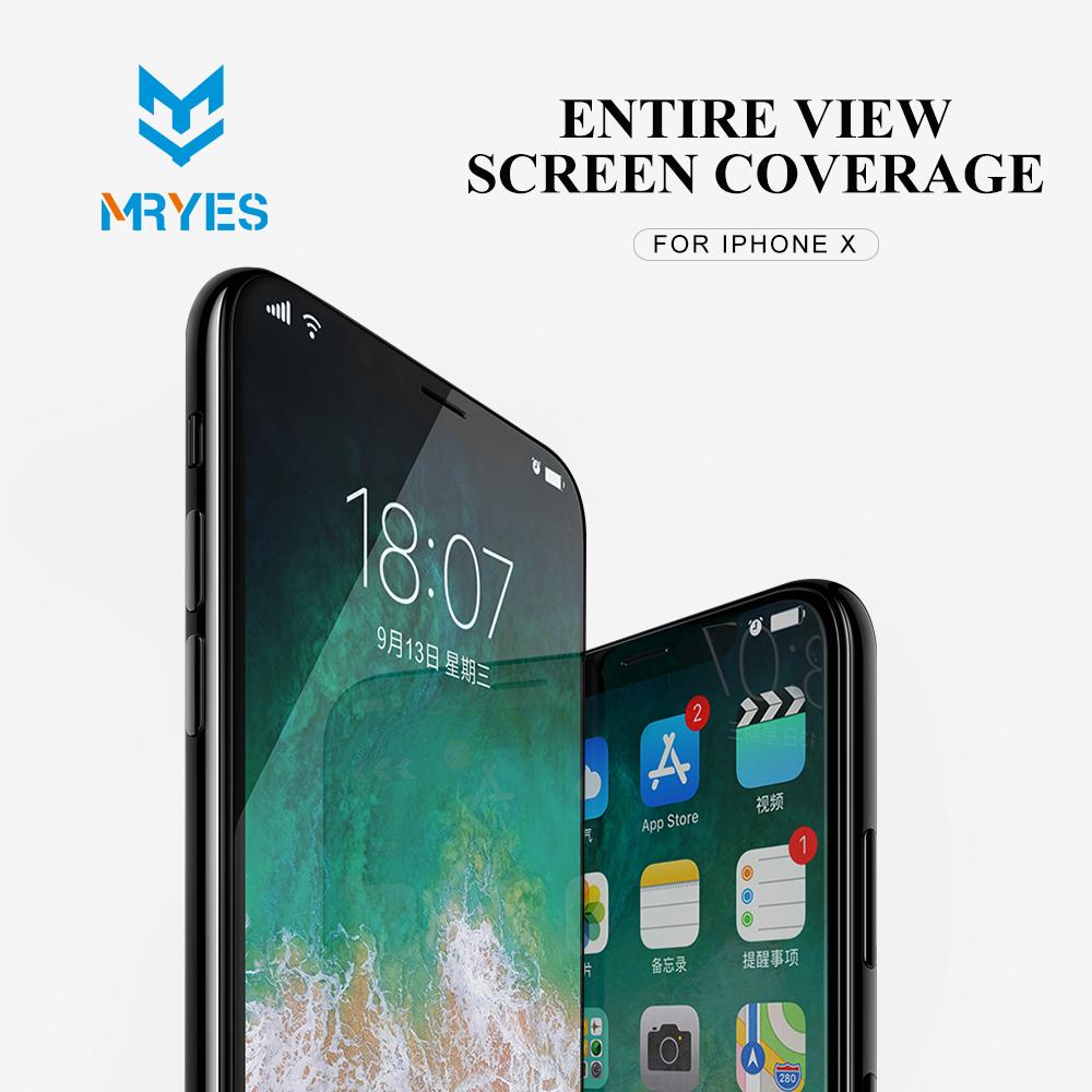 MrYes iPhone XS Max / XS Case Friendly Tempered Glass Screen Protector