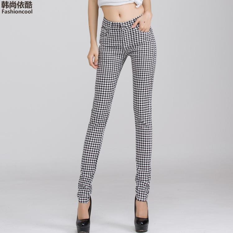plaid pants tight