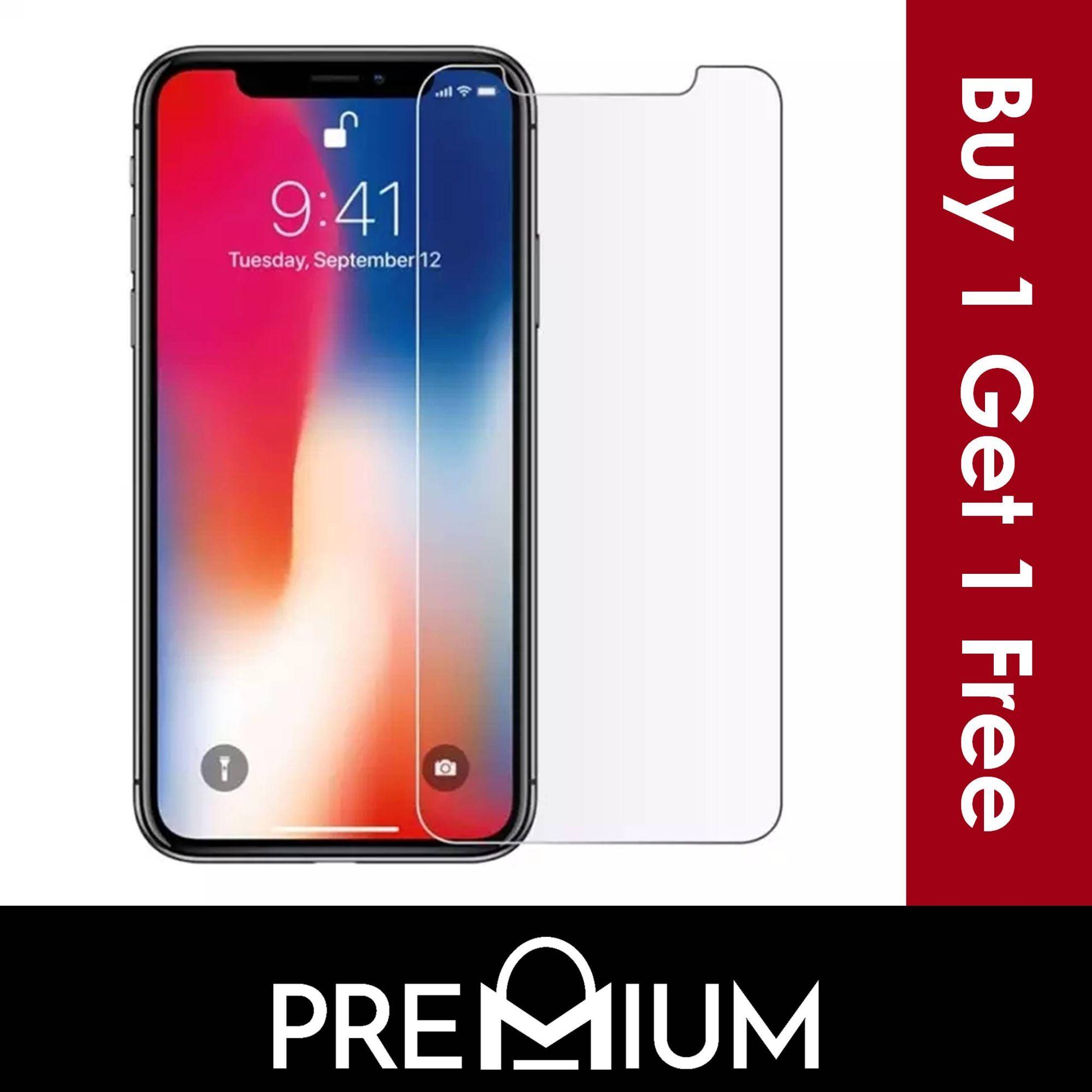 [BUY 1 FREE 1] Tempered Glass Screen Protector For iPhone Xs MAX Xr X 7 8 6 6S 4 4S...