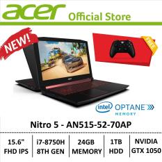 Acer Aspire Nitro 5 AN515-52-70AP Gaming Laptop – 8th Generation Core i7+ Processor with GTX 1050 Graphics (Optane Memory) + free xbox wireless controller