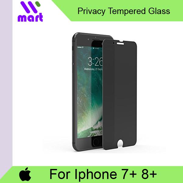 Tempered Glass Screen Protector (Privacy) For Apple Iphone 7 Plus / 8 Plus