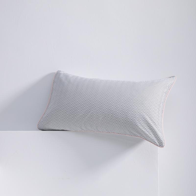 Bắc Âu Tối Giản Gió Lạnh 100% Cotton Vỏ Gối Cặp 48 * 74cm Hình Học Đồ Họa 100% Cotton Với Cặp Đôi Vỏ Gối