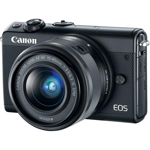 Canon EOS M100 Twin Kit with EF-M 15-45mm f/3.5-6.3 IS STM Lens and EF-M 22mm f/2 STM Lens