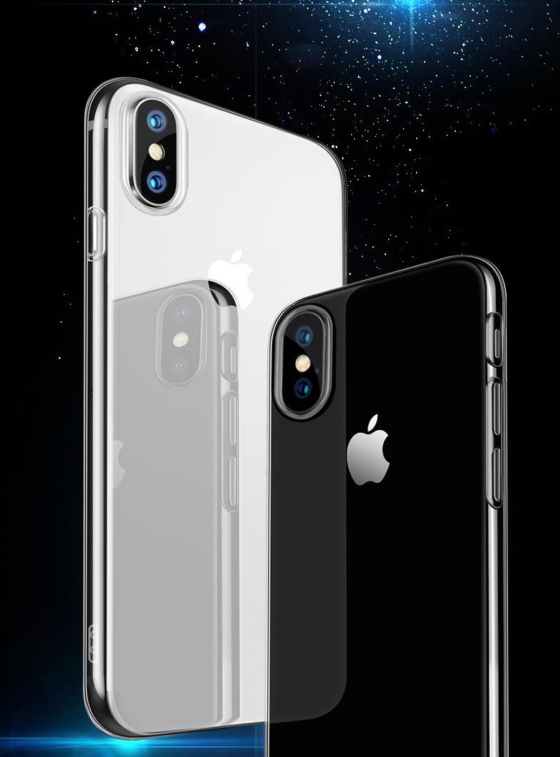 iPhone XS Max Transparent Crystal Clear TPU Case Casing Cover
