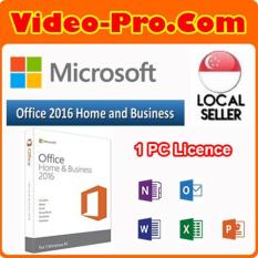 Microsoft Office 2016 Home and Business License Only PN T5D-02357 Local Stocks!