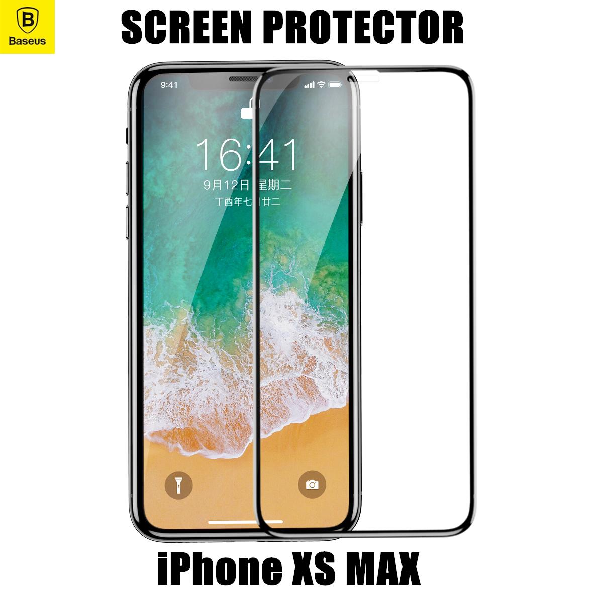 Baseus iPhone X XS XR XS MAX Soft Pet 0.23mm Tempered Glass Screen Protectors