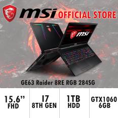 MSI GE63 Raider 8RE RGB 284SG (I7-8750H/16GB DDR4/256GB SSD+1TB HDD 7200RPM/6GB NVIDIA GTX1060 GDDR5) GAMING LAPTOP