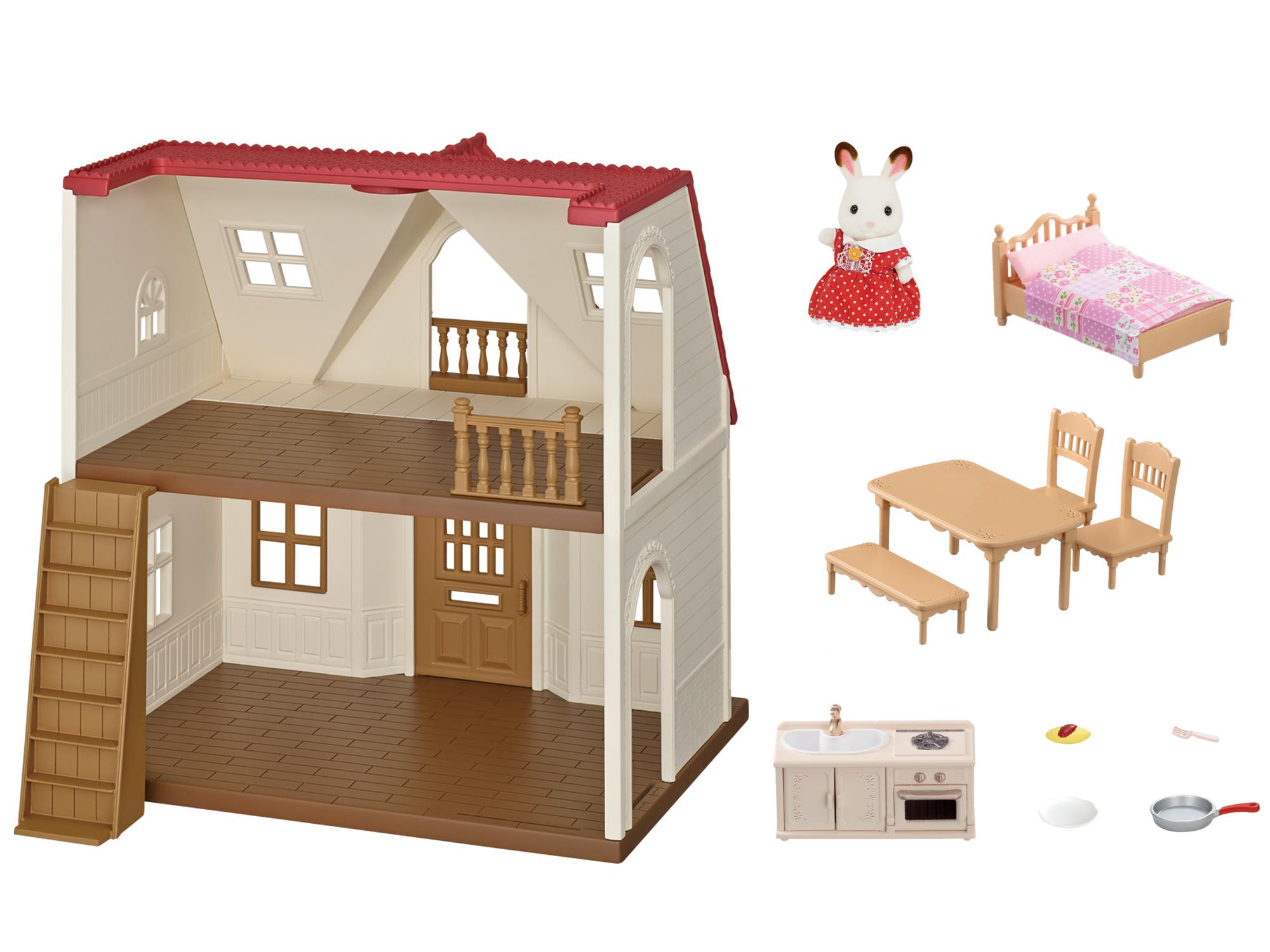 Sylvanian Families Red Roof Cosy Cottage Starter Home Lazada