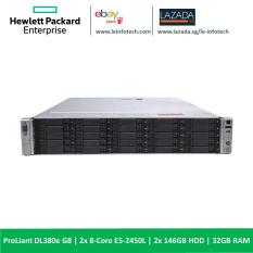 HP Proliant DL380e G8 Server 2x 8-Core E5-2450L #1.8Ghz 32GB RAM 2x 146GB SAS 15K 24x 2.5” HDD 2x PSU One Month Warranty