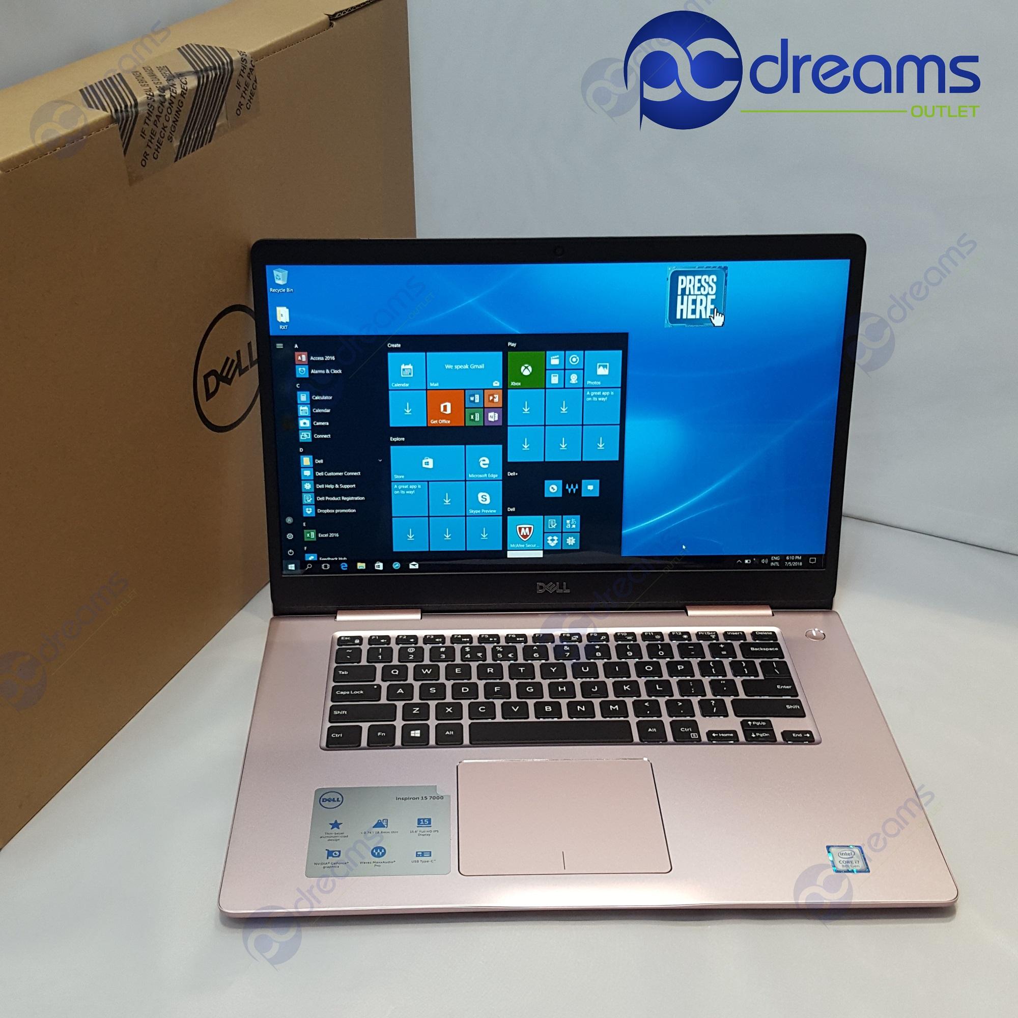 BLACK FRIDAY! DELL INSPIRON 7570-855814GL-W10 (CHAMPAGNE PINK COLOR) i7-8550U/8GB/256GBSSD+1TBHDD [Brand New]