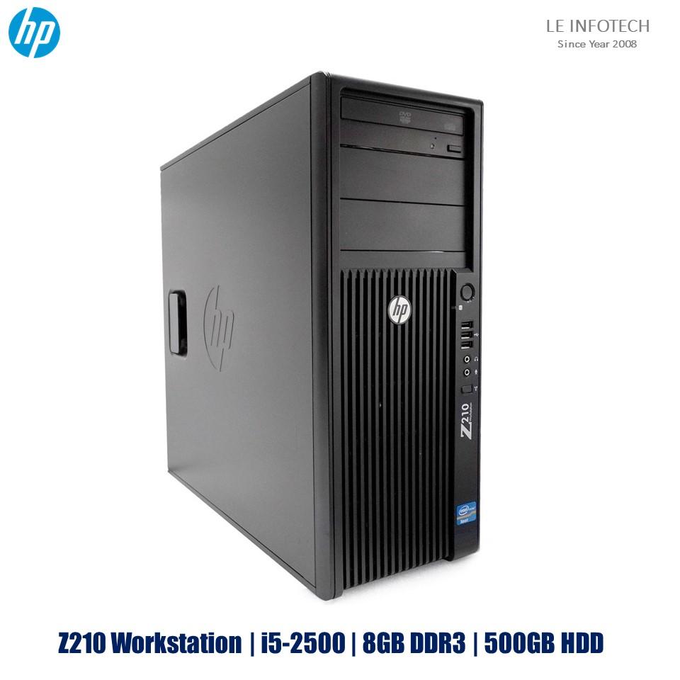 HP Z210 Workstation AMD ATI Radeon R7 250 2GB Intel Xeon Quad Core i5-2500 #3.3Ghz 8GB DDR3 500GB SATA HDD Windows 10 Pro One Month Warranty