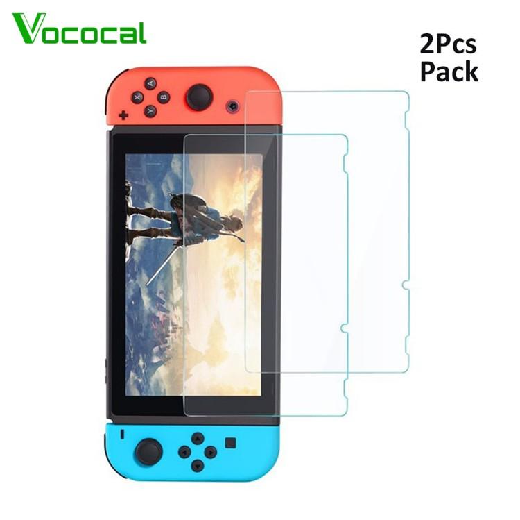 2 PCS Tempered Glass Thin Screen Protector Film Cover For Nintendo Switch Anti-Scratch High Definition – intl