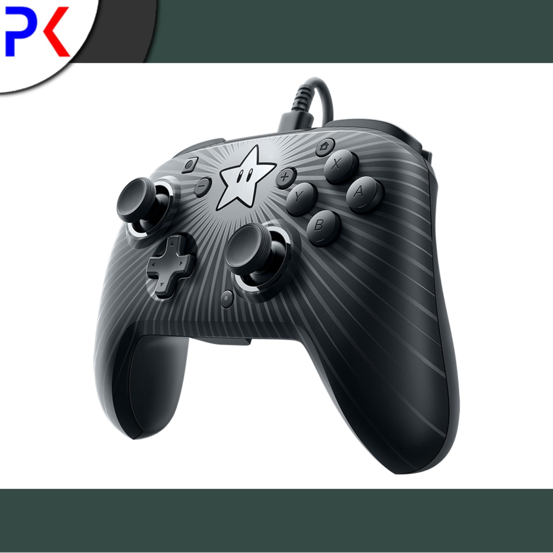 Nintendo Switch PDP Faceoff Wired Pro Controller (Star Mario)