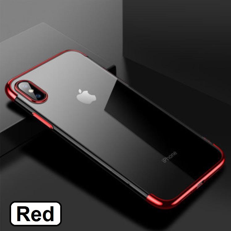 Ultra Slim Shell Plated Border Case Casing Cover for iPhone XS Max
