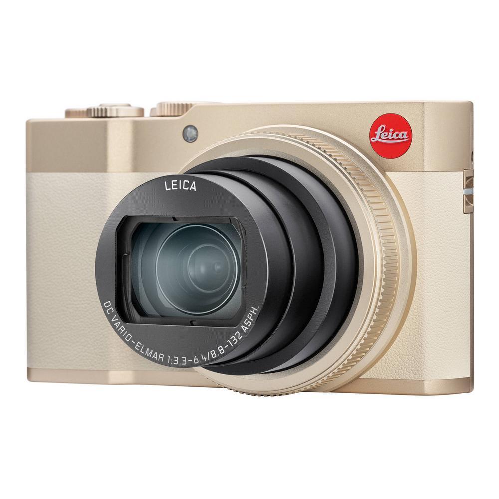 (NEW ARRIVAL) LEICA C-LUX LIGHT-GOLD (19125) NEW COMPACT CAMERAS (FREE: 1 x 16GB SD CARD)