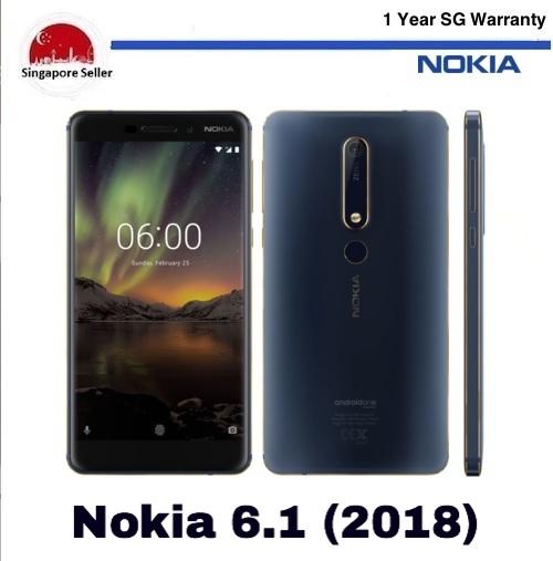 Nokia 6 (2018) 64GB/4GB LTE Dual SIM 1 Year Nokia Singapore Warranty